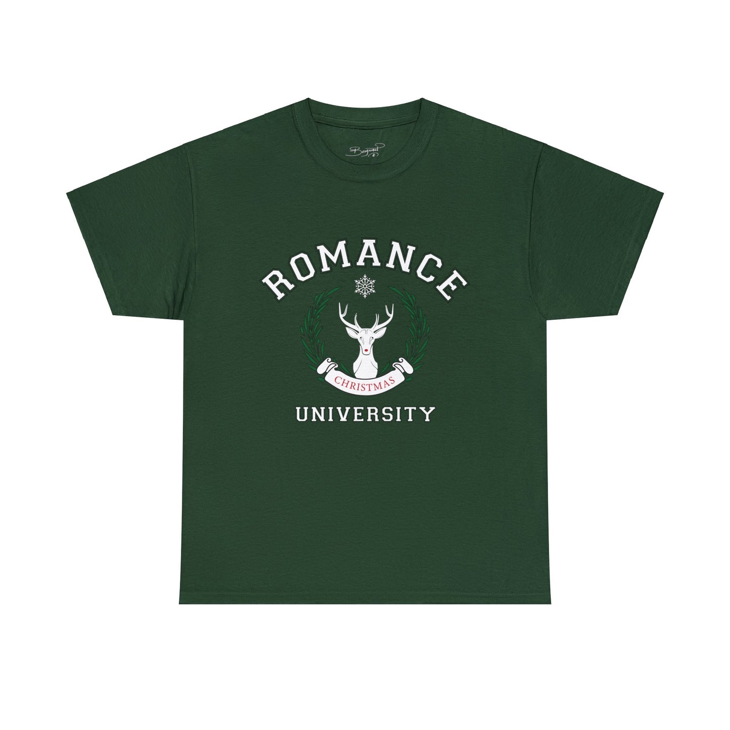 Romance University Christmas-Heavy Cotton Tee
