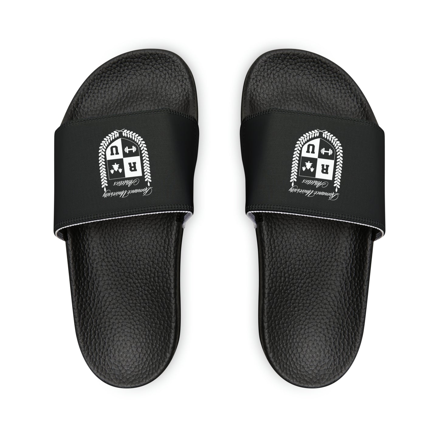 Romance University Athletics-Slide Sandals