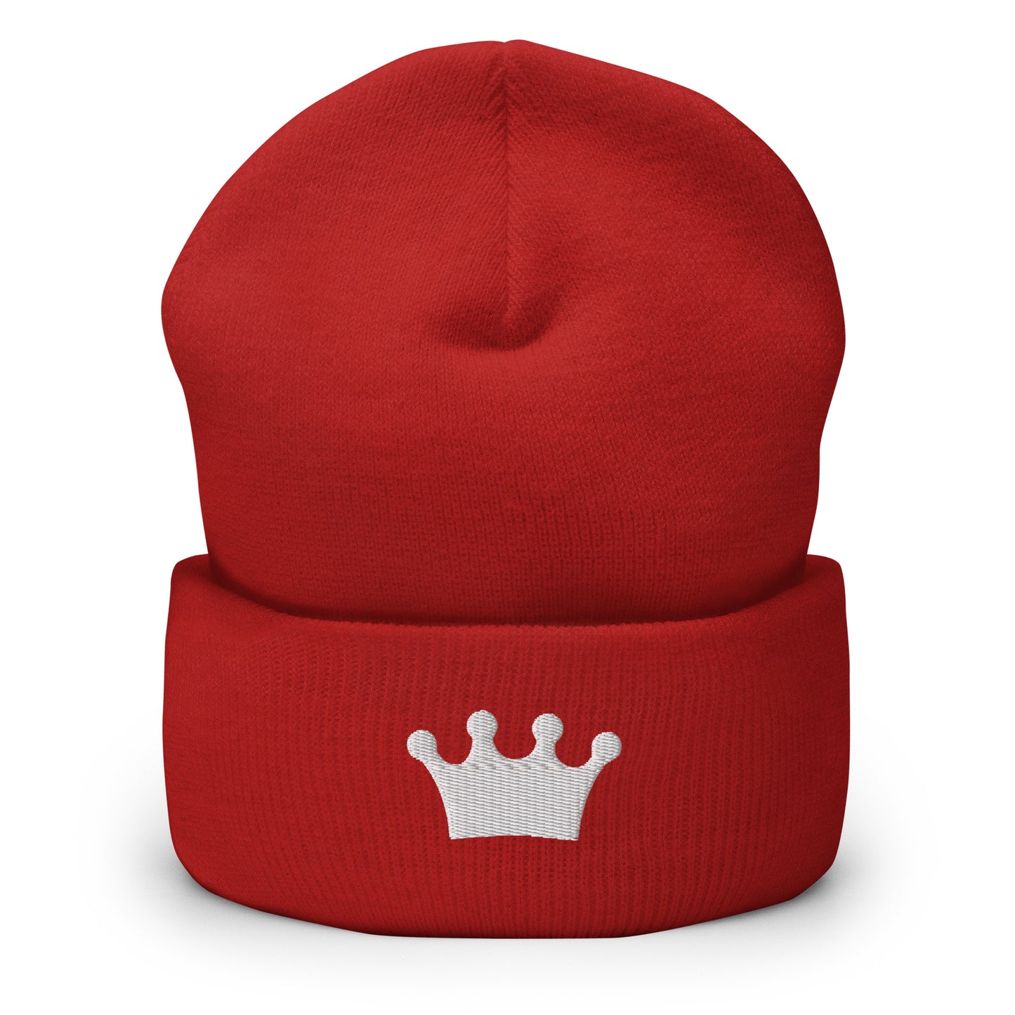 Queen of Hearts Cuffed Beanie