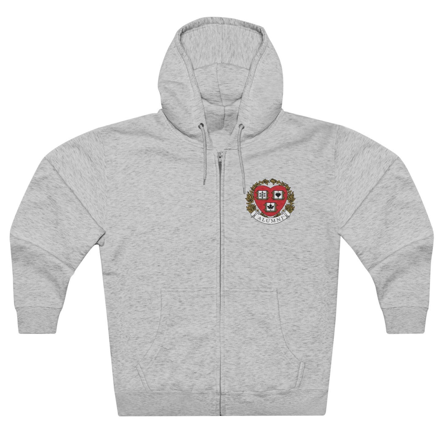 Romance University Alumni-Zip Hoodie