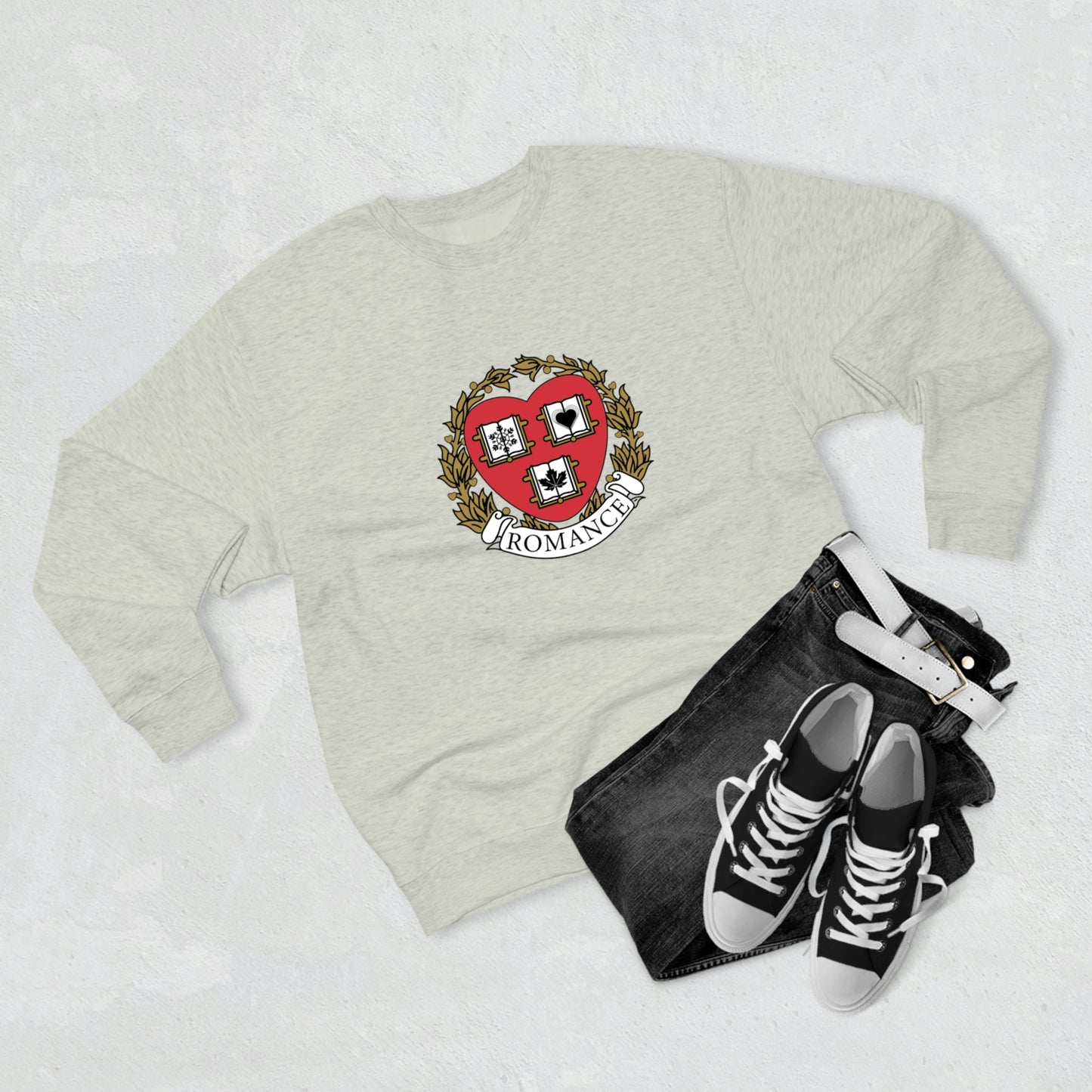 Romance University Premium Crewneck Sweatshirt