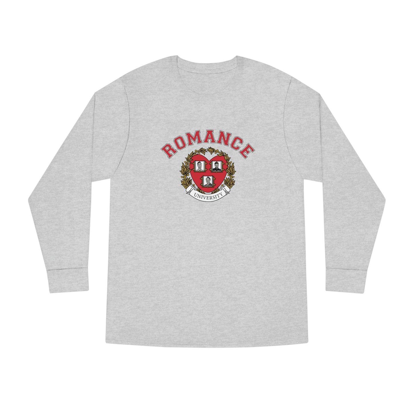 Romance University Valentine's Day--Long Sleeve Crewneck Tee