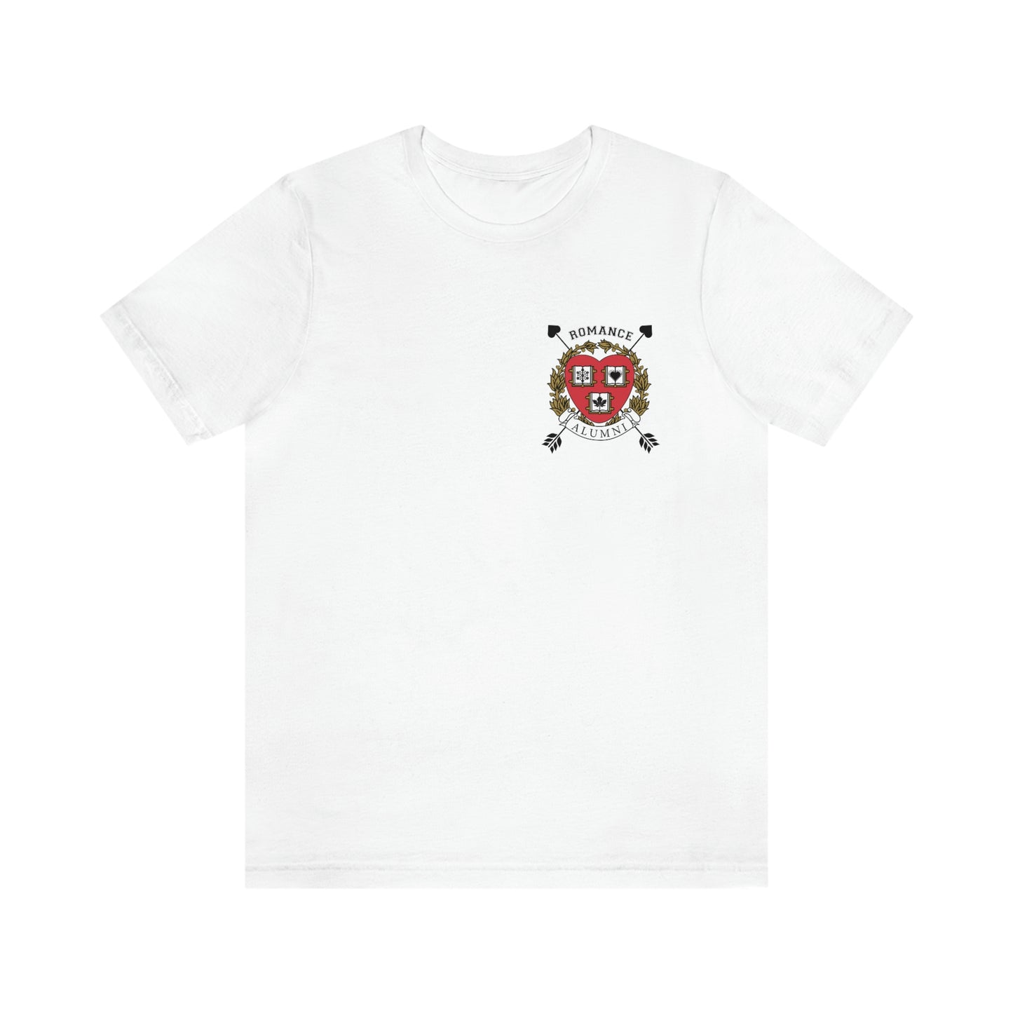 Romance University Alumni Arrow--T-Shirt