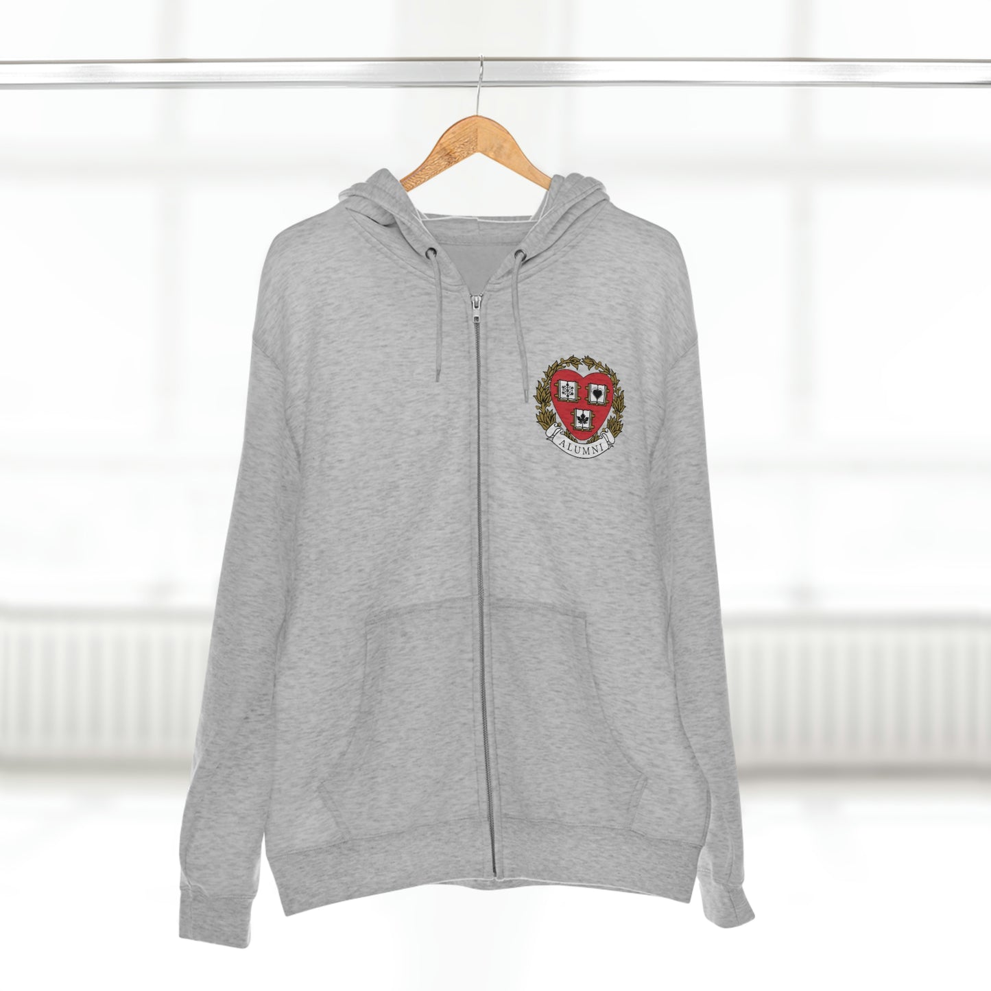 Romance University Alumni-Zip Hoodie