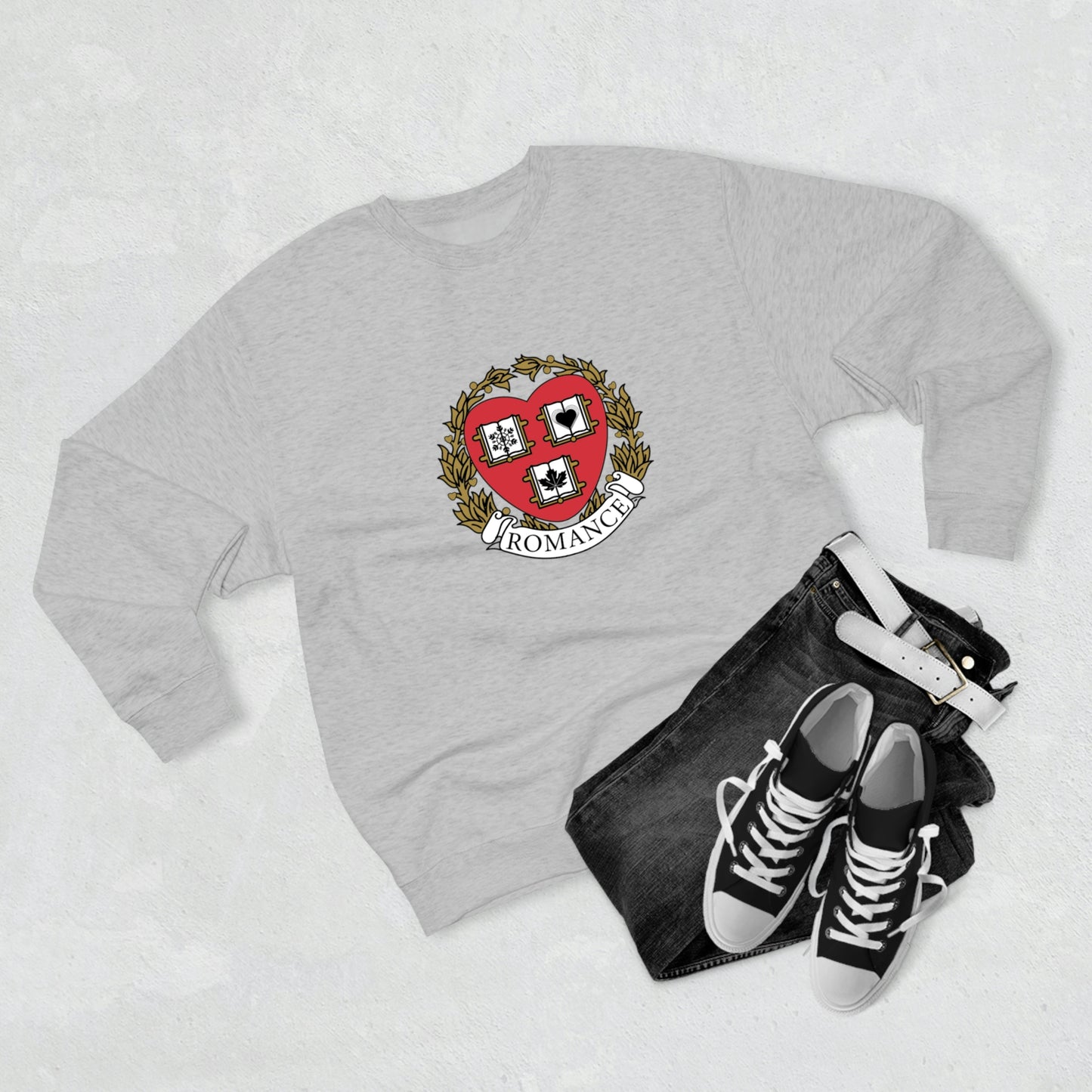 Romance University Premium Crewneck Sweatshirt