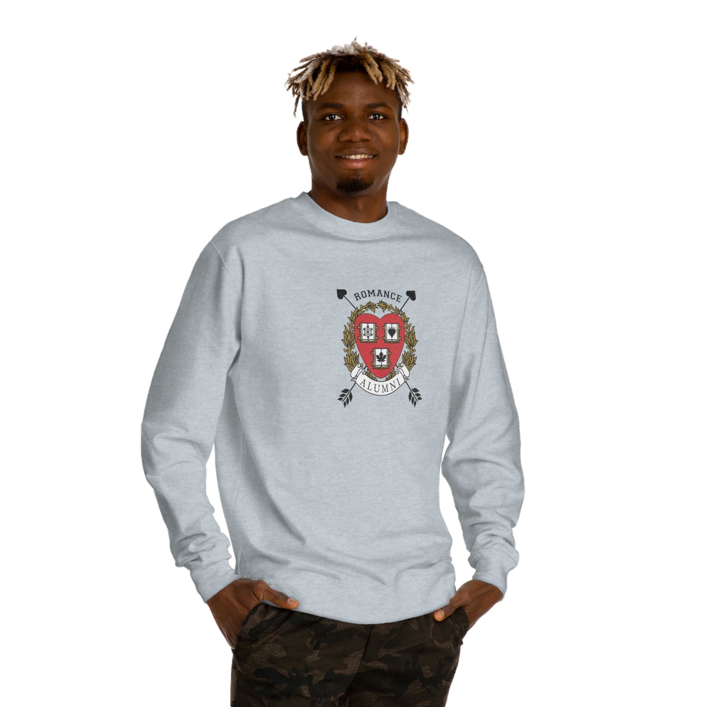 Romance University Arrows-- Crew Neck Sweatshirt