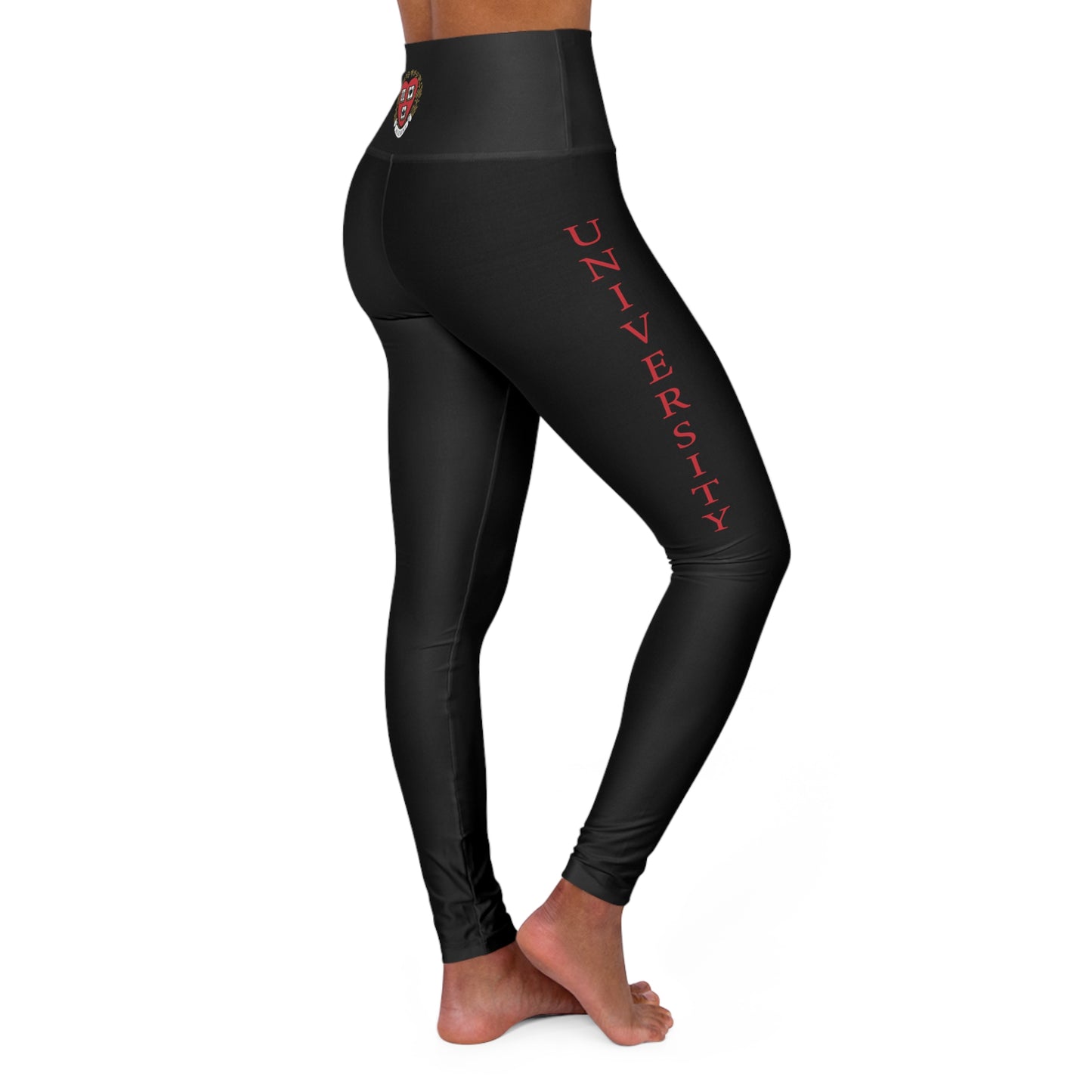 Romance University-High Waisted Leggings