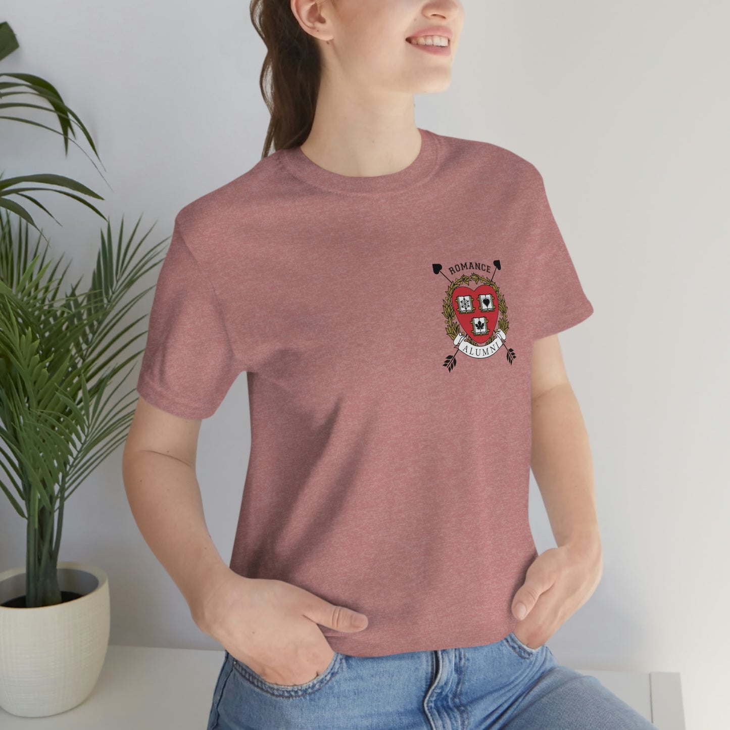 Romance University Alumni Arrow--T-Shirt