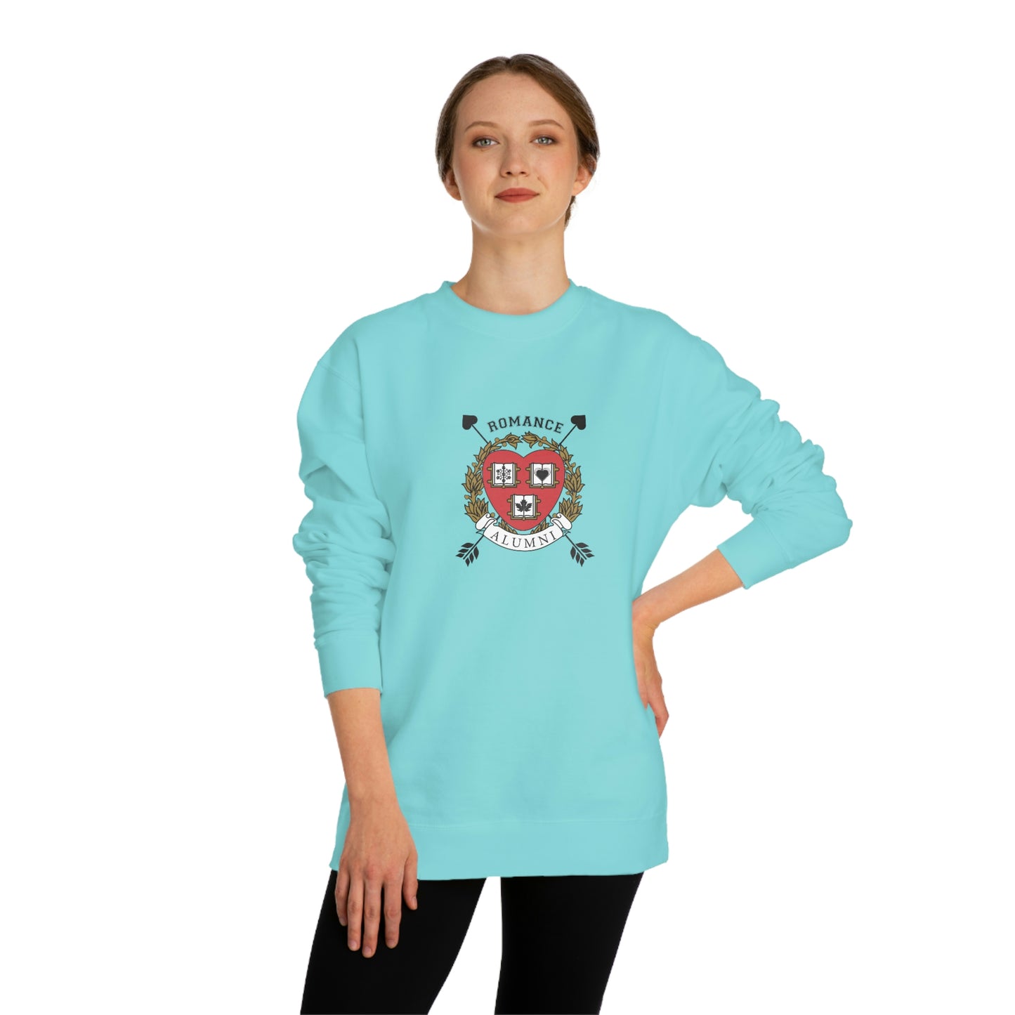 Romance University Arrows-- Crew Neck Sweatshirt