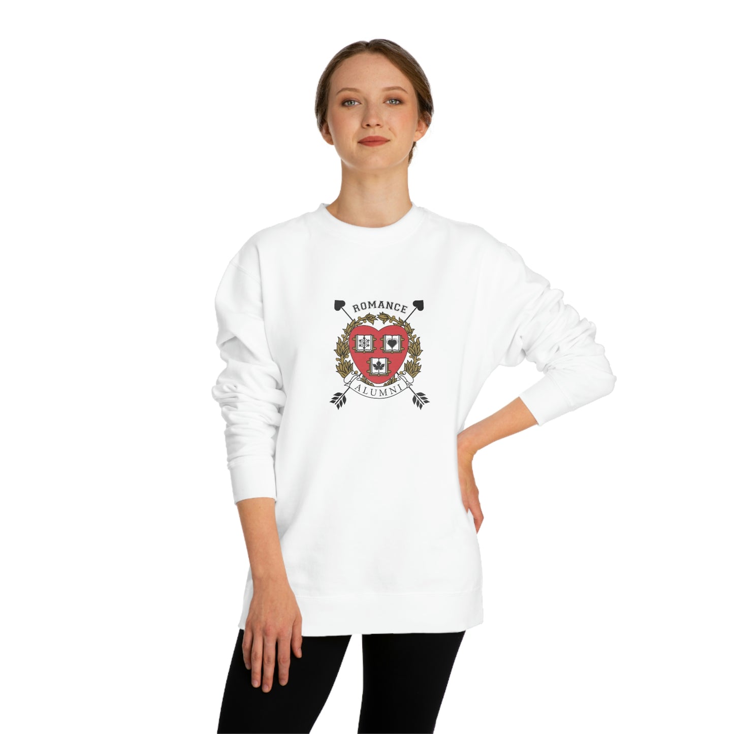 Romance University Arrows-- Crew Neck Sweatshirt