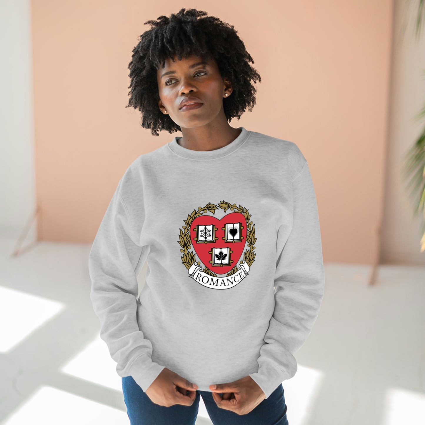 Romance University Premium Crewneck Sweatshirt