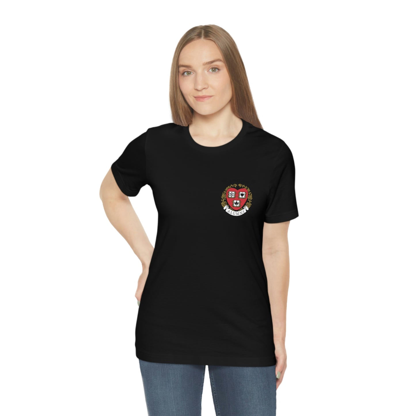 Romance University Alumni Arrow--T-Shirt