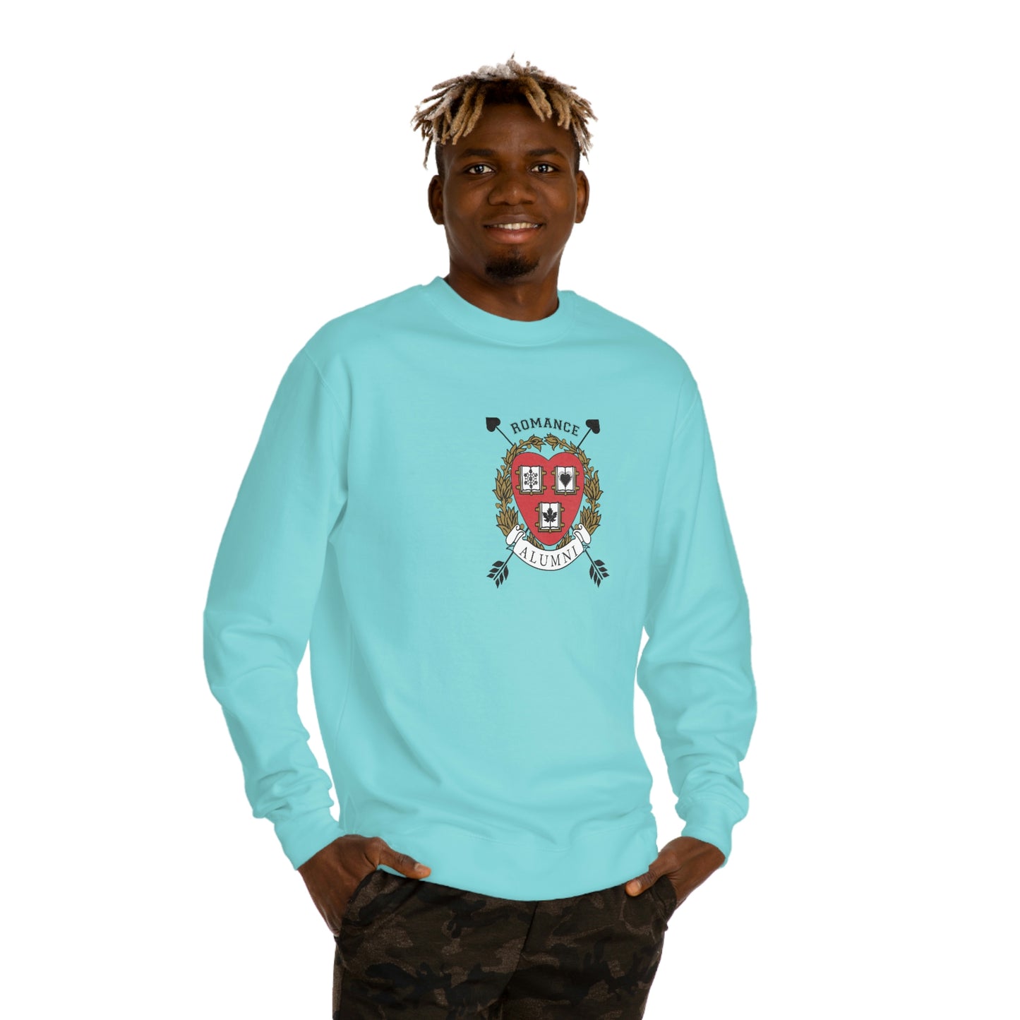 Romance University Arrows-- Crew Neck Sweatshirt
