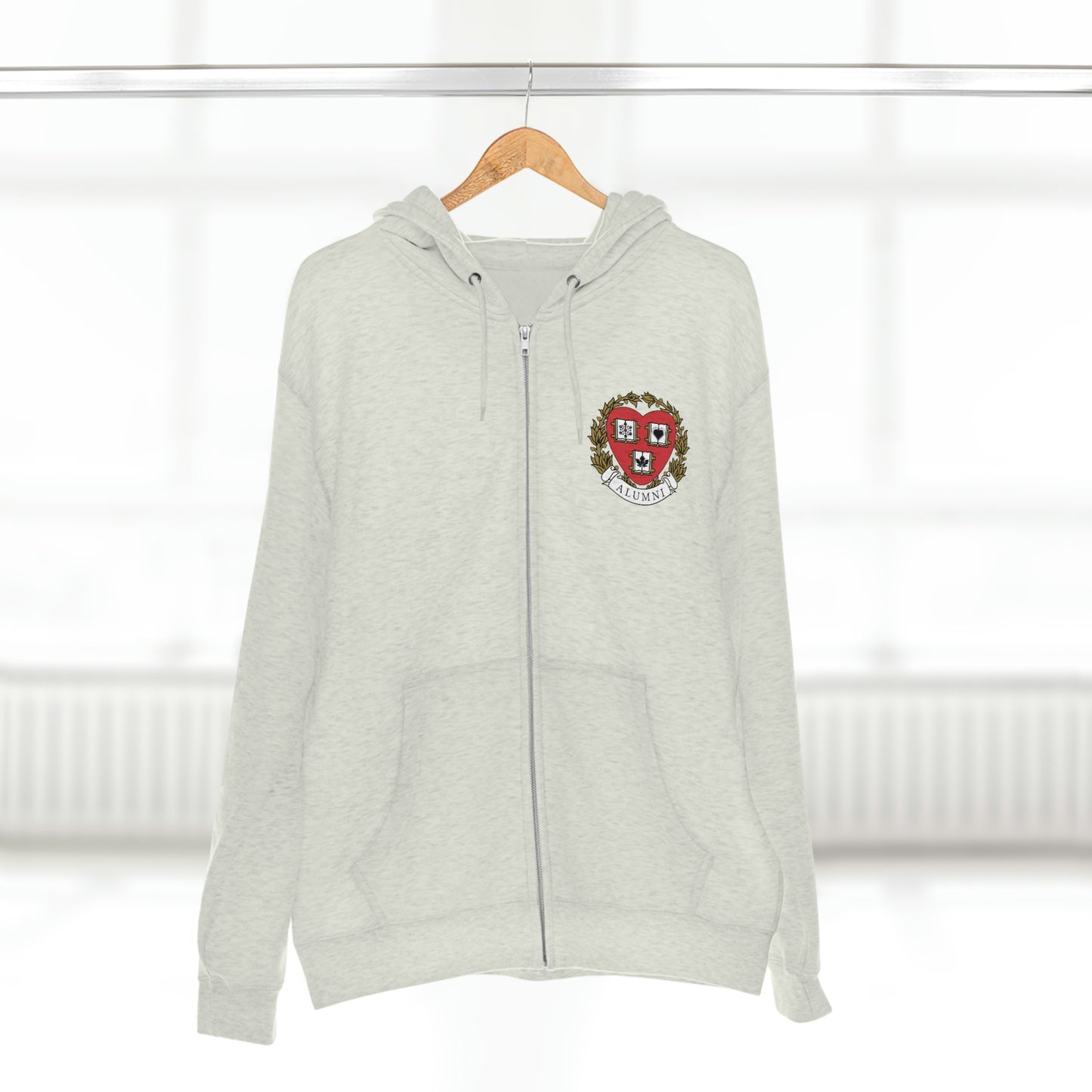 Romance University Alumni-Zip Hoodie