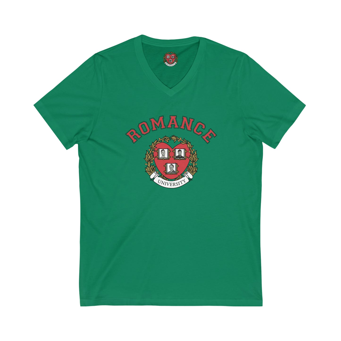Romance University Valentine's Day--Short Sleeve V-Neck Tee