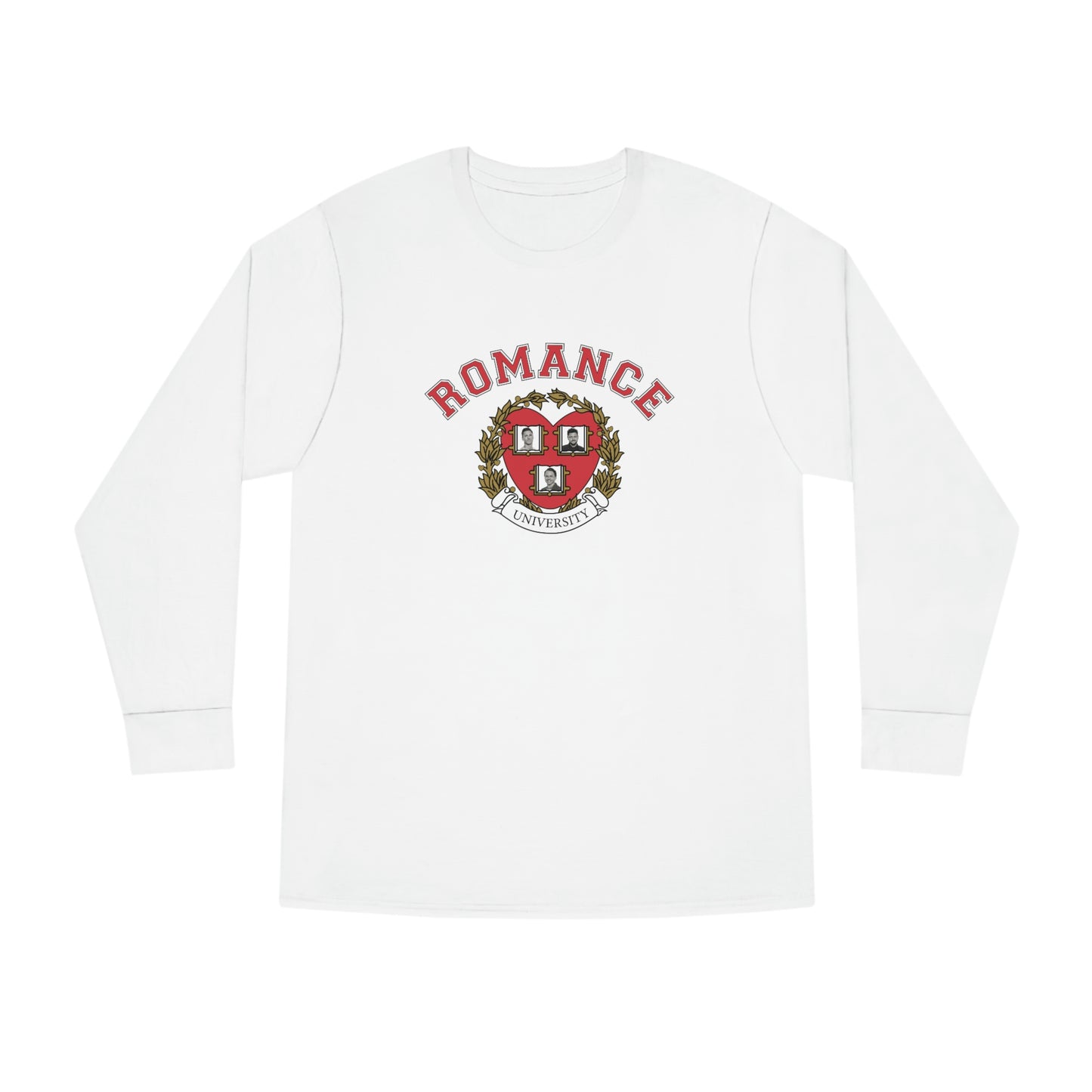 Romance University Valentine's Day--Long Sleeve Crewneck Tee