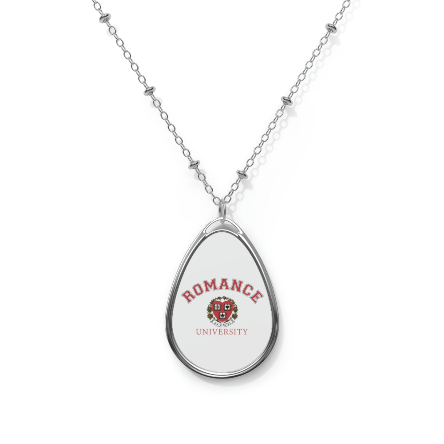 Romance Alumni--Oval Necklace