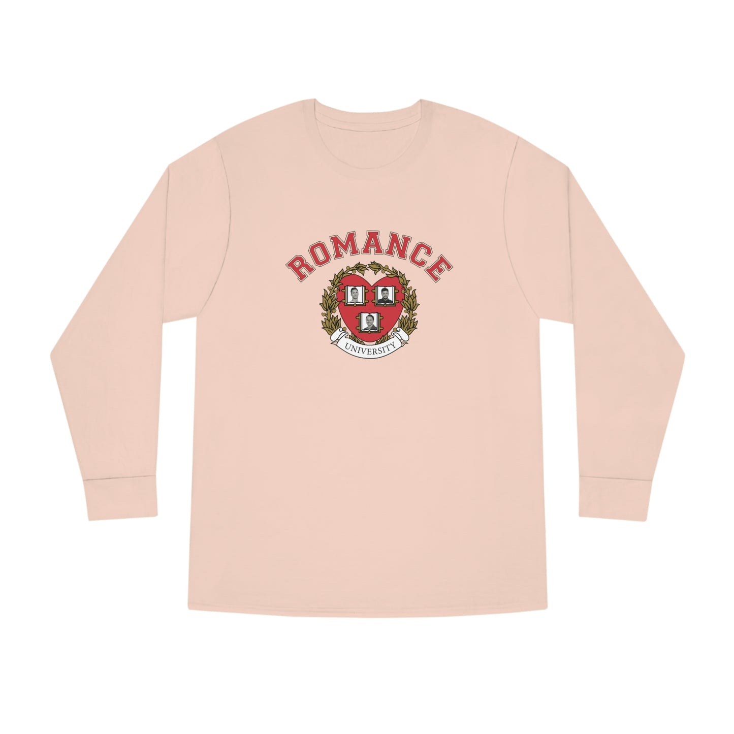 Romance University Valentine's Day--Long Sleeve Crewneck Tee