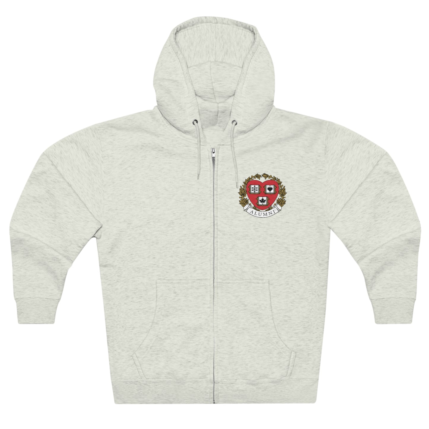 Romance University Alumni-Zip Hoodie