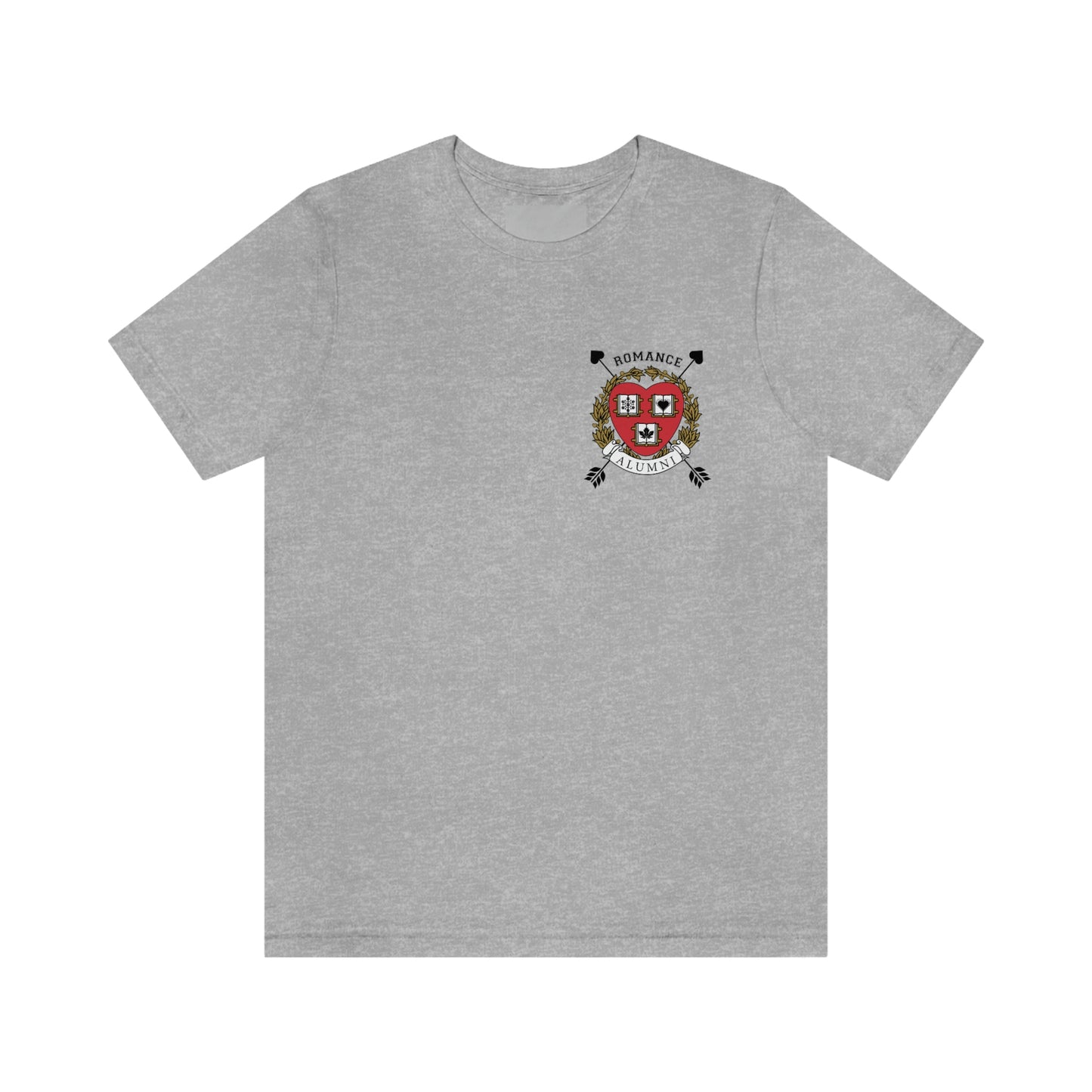 Romance University Alumni Arrow--T-Shirt