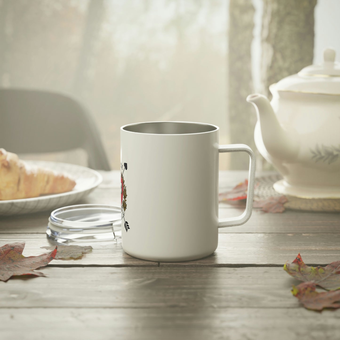 Romance University Arrows--Insulated Coffee Mug, 10oz
