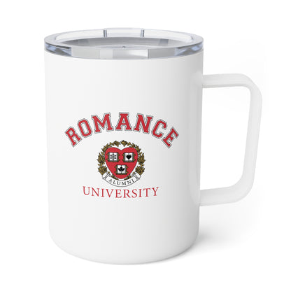 Romance University-Insulated Coffee Mug, 10oz