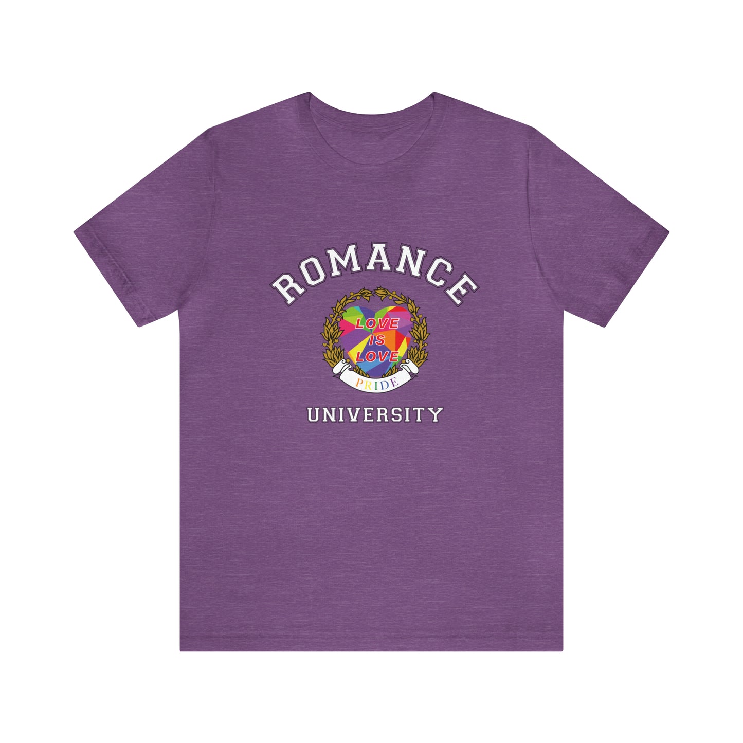 Romance Pride Unisex Jersey Short Sleeve Tee