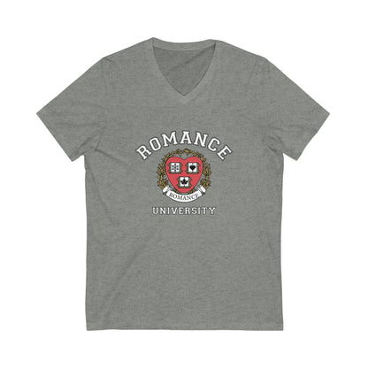 Romance University V-Neck Tee
