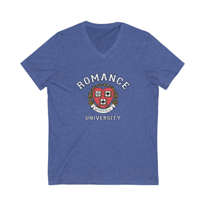 Romance University V-Neck Tee