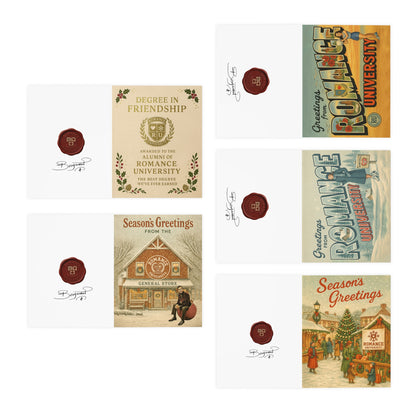 Romance University Holiday Cards