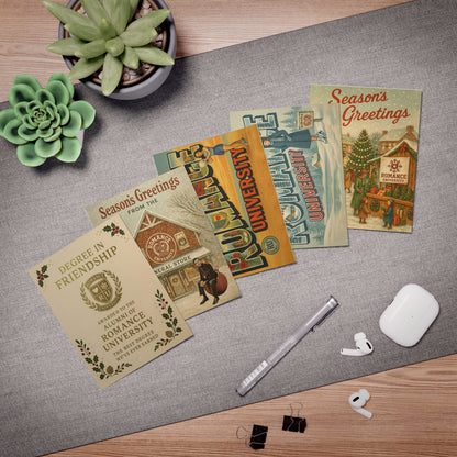 Romance University Holiday Cards