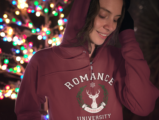 Romance University-Premium Full Zip Hoodie