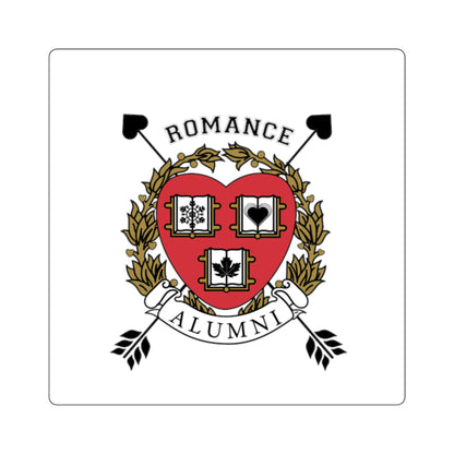 Romance Alumni Arrows--Square Stickers
